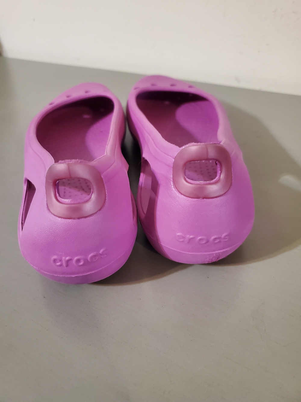Crocs Women's 8 Kadee Ballet Flats Magenta Pink Lightweight Casual Comfort - Picture 5 of 6